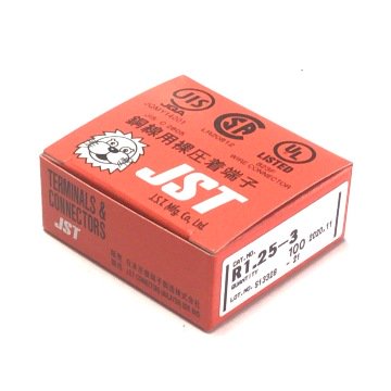 日本圧着端子製造(JST) 裸圧着端子丸形 R1.25-3 - コネクタ・ケーブル 