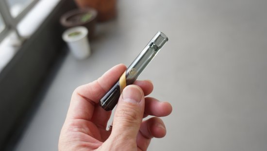 Marley Natural Smoked Glass One Hitter Pipe - ボング パイプ通販 高円寺 月の社(つきのやしろ）