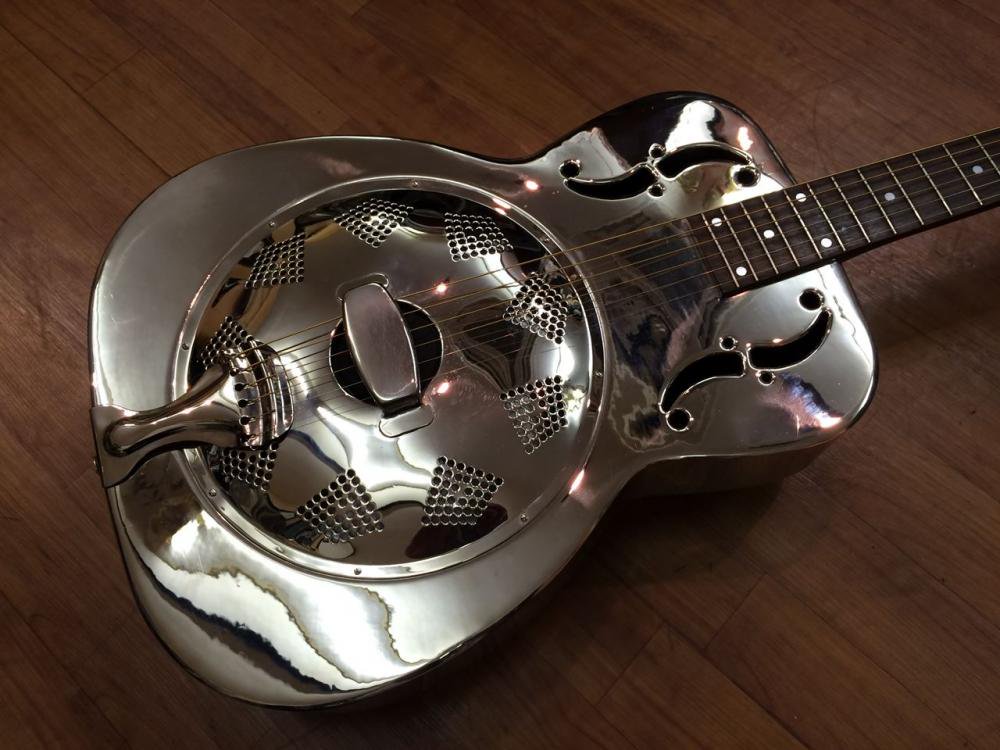 中古品 Johnson AXL-998-2 Metal Resonator Guitar - 奈良市のギターショップ “Sunshine Guitar”  -サンシャインギター 高価買取します！