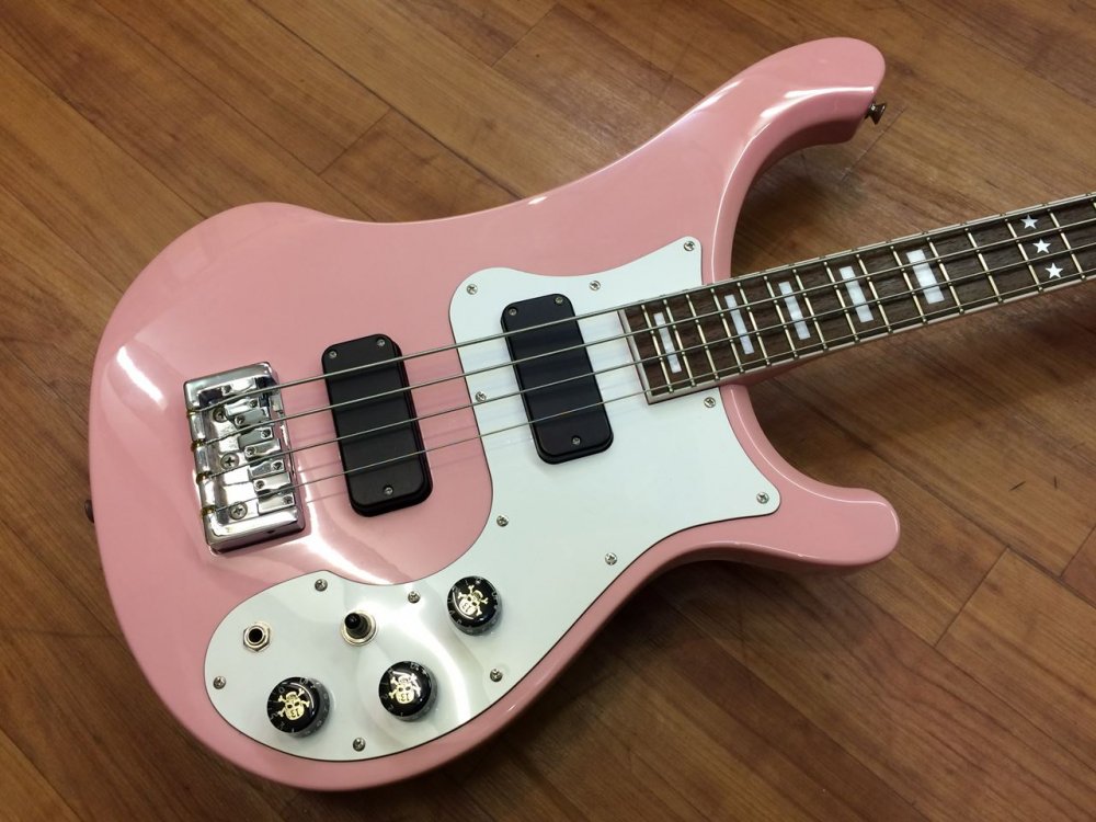 中古品 Burny PRB-55 PINK - Sunshine Guitar （サンシャインギター）- 奈良市のギター レッスン、販売、買取、修理はおまかせください