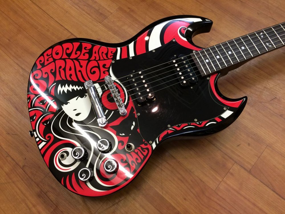 中古品 Epiphone Emily The Strange G-310 - Sunshine Guitar （サンシャインギター）- 奈良市のギター レッスン、販売、買取、修理はおまかせください