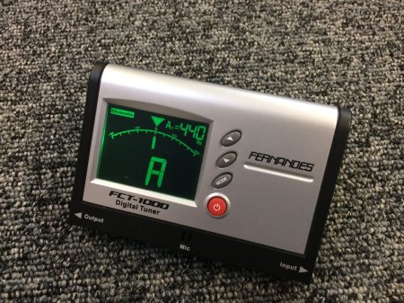 FERNANDES FCT-1000 Chromatic Tuner w/Guitar,Bass,Violin Mode