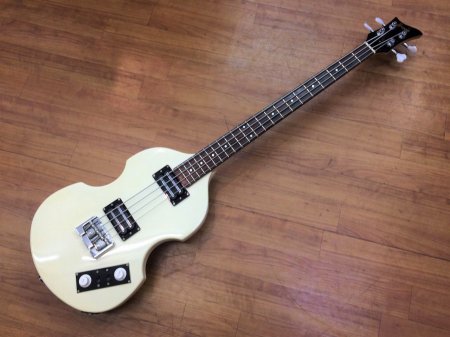 中古品 GRECO VBS-500 BEETLE BASS WH 日本製 - Sunshine Guitar