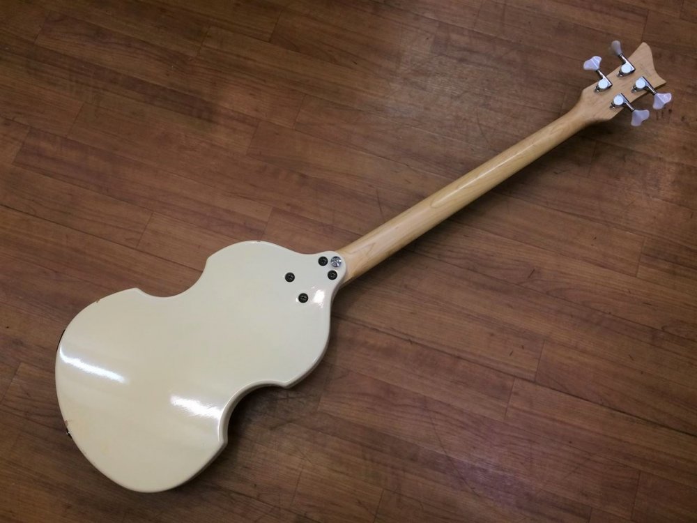 中古品 GRECO VBS-500 BEETLE BASS WH 日本製 - Sunshine Guitar