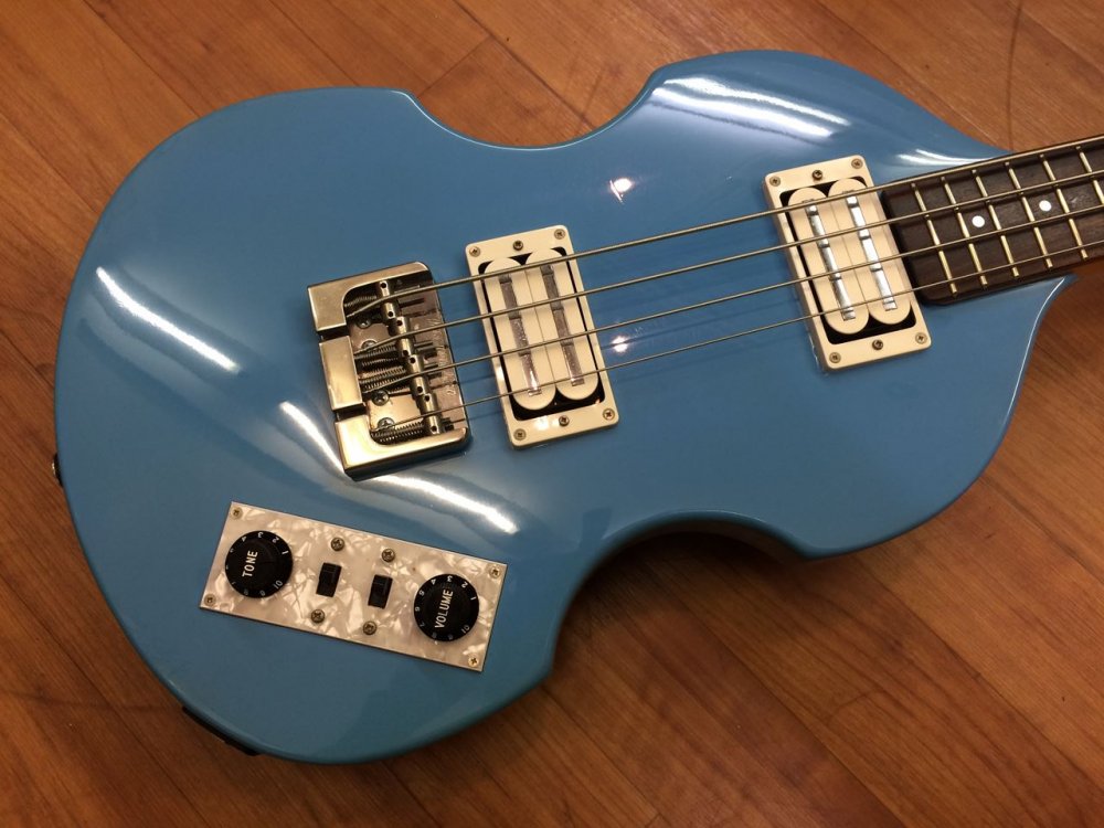 中古品 GRECO VBS-500 BEETLE BASS BL 日本製 - Sunshine Guitar （サンシャインギター）-  奈良市のギターレッスン、販売、買取、修理はおまかせください