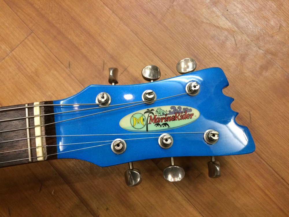 中古品 Marine Rider MR-1 Metalic Blue - Sunshine Guitar 奈良市・生駒市でのギターのレッスン・販売・買取・修理のご相談は  サンシャインギターへ♪無料体験レッスンやってます♪