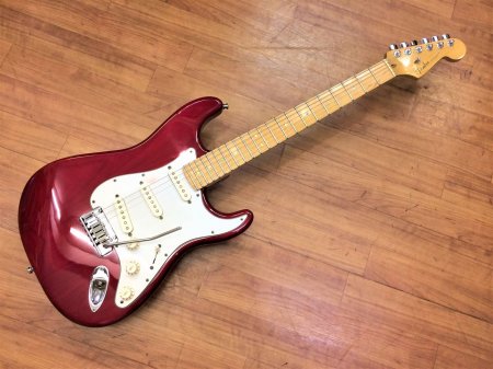 中古品 Fender USA American Deluxe Stratocaster Ash Crimson Red ...