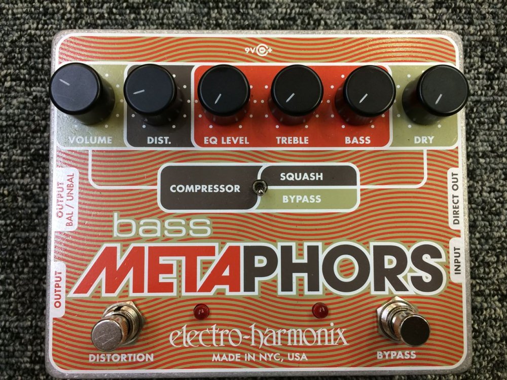 bass METAPHORS ベースプリアンプ　ディストーション　コンプレッサー