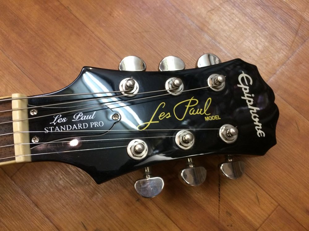 中古品 Epiphone Les Paul Standard Plus Top Pro - Sunshine Guitar ...