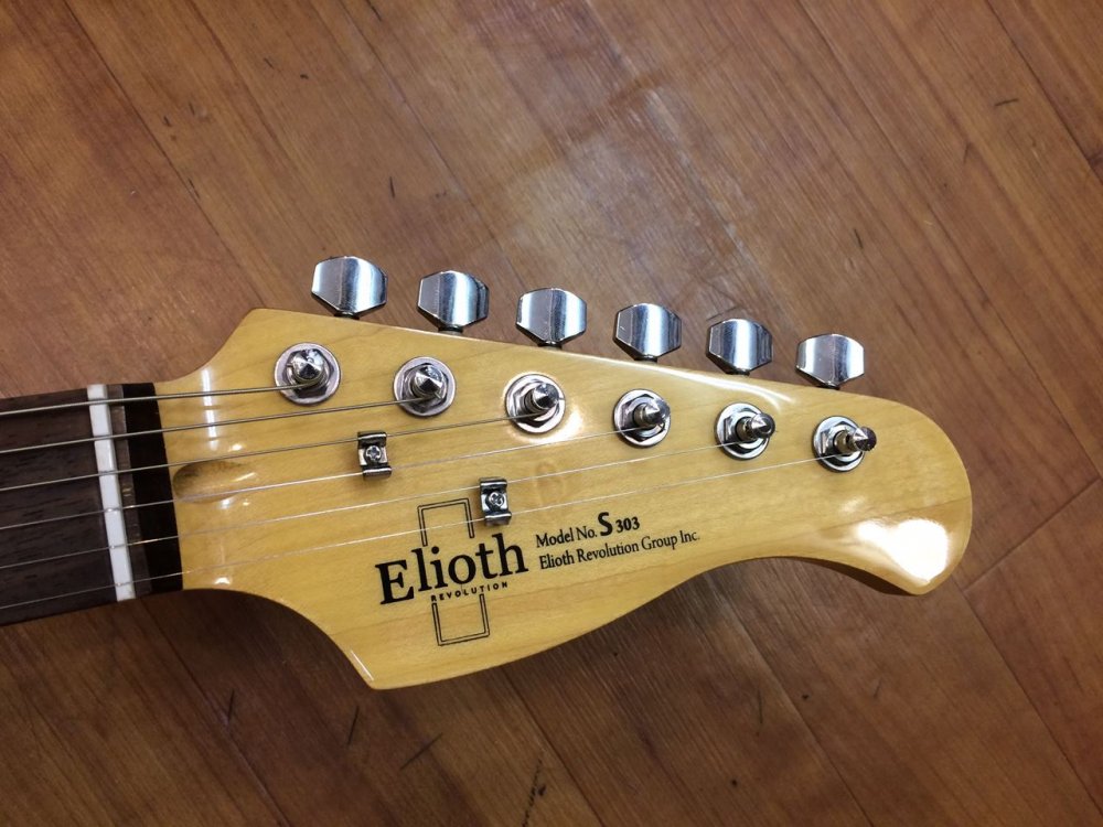 中古品 Elioth S303 BLK/R - Sunshine Guitar （サンシャインギター