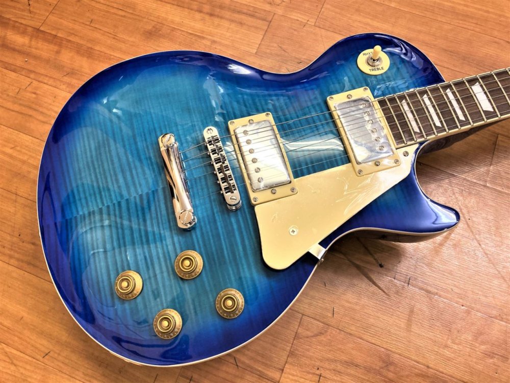 Blitz by AriaproⅡ BLP-450 SBL-See-through Blue- - Sunshine Guitar 