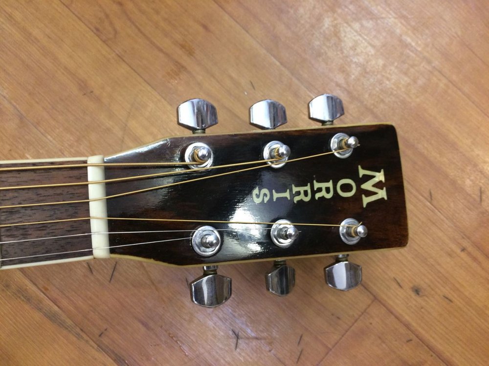 中古品 Morris W-35 縦ロゴ 日本製 アコースティックギター - Sunshine 