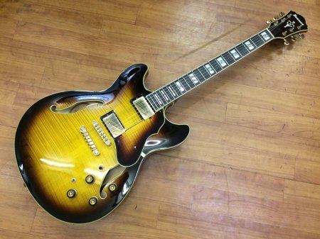 中古品 Ibanez AS153 AYS - Sunshine Guitar （サンシャインギター）- 奈良市のギター レッスン、販売、買取、修理はおまかせください