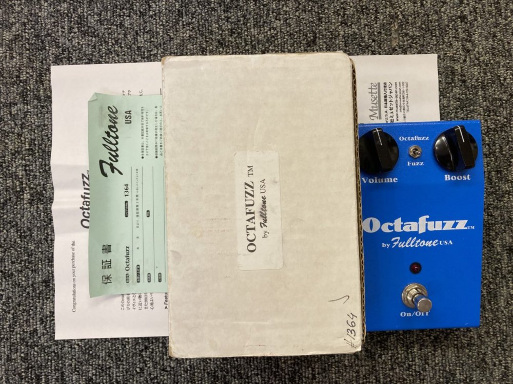 宅配 Fulltone Fulltone Octafuzz 【希少品】エフェクター Large OCD