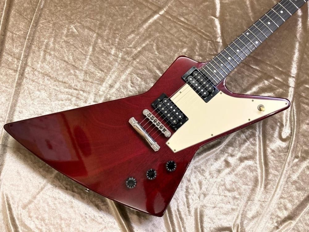 中古品 Gibson Explorer '76 Cherry Chrome Hardware 2002 - Sunshine 