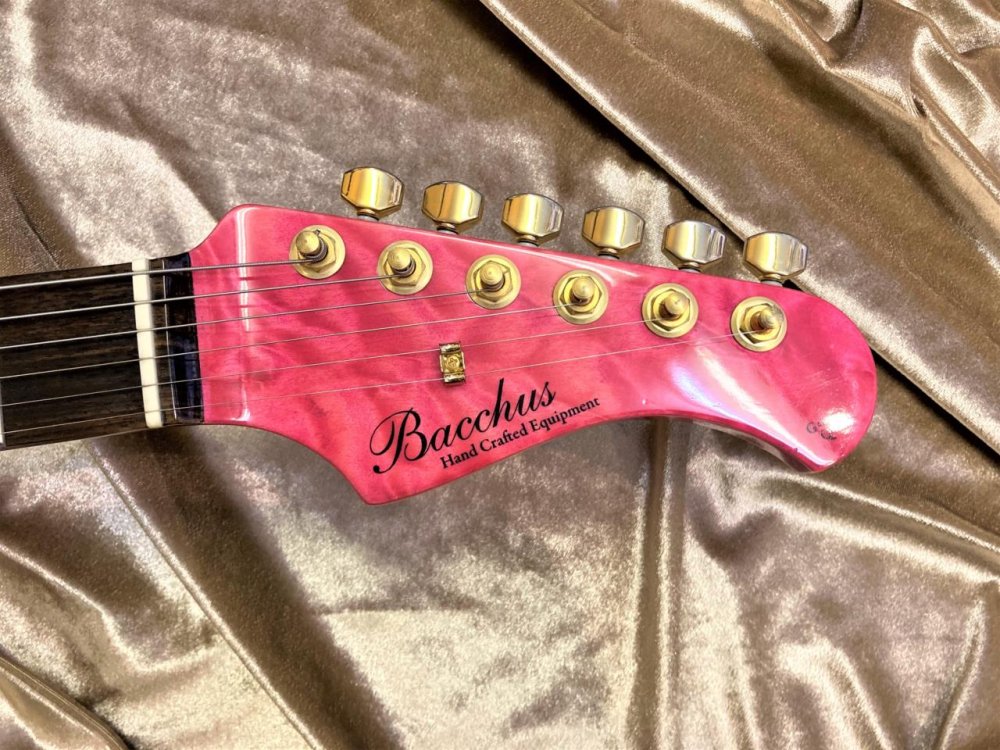 中古品 Bacchus HGD Custom 24 MG Pink Mango Wood - Sunshine Guitar （サンシャインギター）-  奈良市のギターレッスン、販売、買取、修理はおまかせください