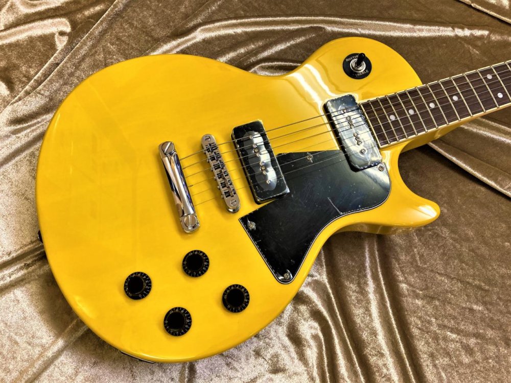 Blitz by AriaproⅡ BLP-SPL Yellow エレキギター - Sunshine Guitar （サンシャインギター）-  奈良市のギターレッスン、販売、買取、修理はおまかせください