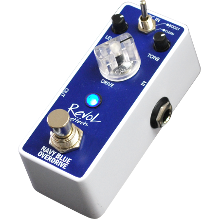 Revol effects NAVY BLUE OVERDRIVE EOD-01 - Sunshine Guitar Revol effects NAVY BLUE OVERDRIVE EOD-01 - Sunshine Guitar
