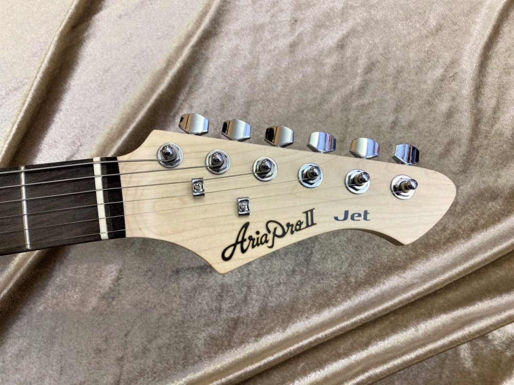 Aria ProⅡ Jet MBCH / Metallic Black Cherry - Sunshine Guitar （サンシャインギター）-  奈良市のギターレッスン、販売、買取、修理はおまかせください