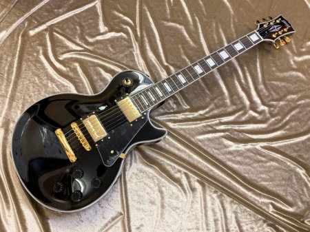Blitz by AriaproⅡ BLP-CST BK -Les Paul Custom Type Black- - Sunshine Guitar  （サンシャインギター）- 奈良市のギターレッスン、販売、買取、修理はおまかせください