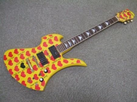 中古品 FERNANDES Burny MG-145S Yellow Heart hide Model