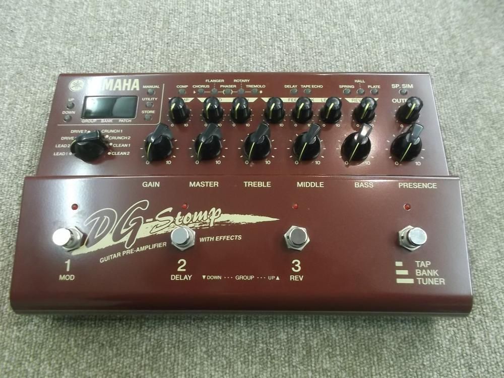 中古品 YAMAHA DG-Stomp アンプシミュレーター - 奈良市のギター 