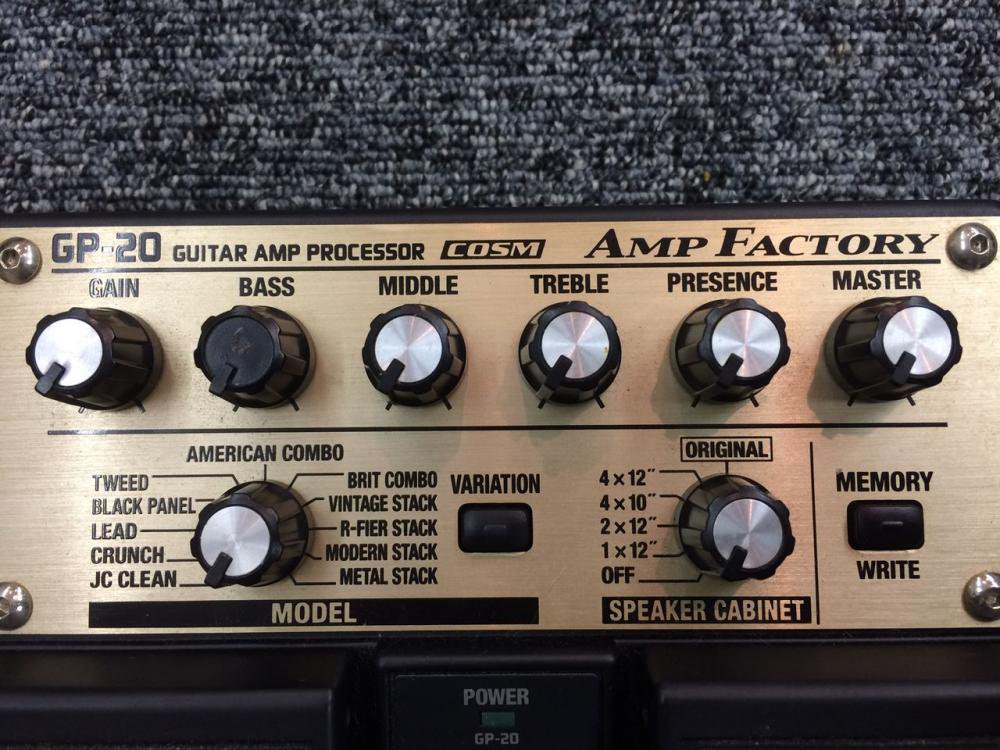 中古品 BOSS GP-20 Guitar Amp Processor - 奈良市のギターショップ