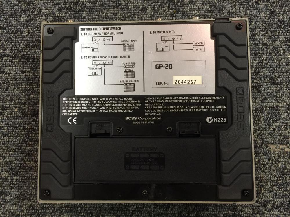 中古品 BOSS GP-20 Guitar Amp Processor - 奈良市のギターショップ