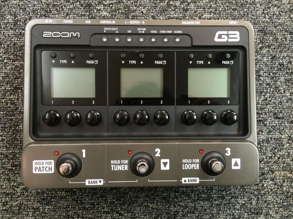 中古品 ZOOM G3 アダプター付き - 奈良市のギターショップ “Sunshine Guitar” -サンシャインギター 高価買取します！