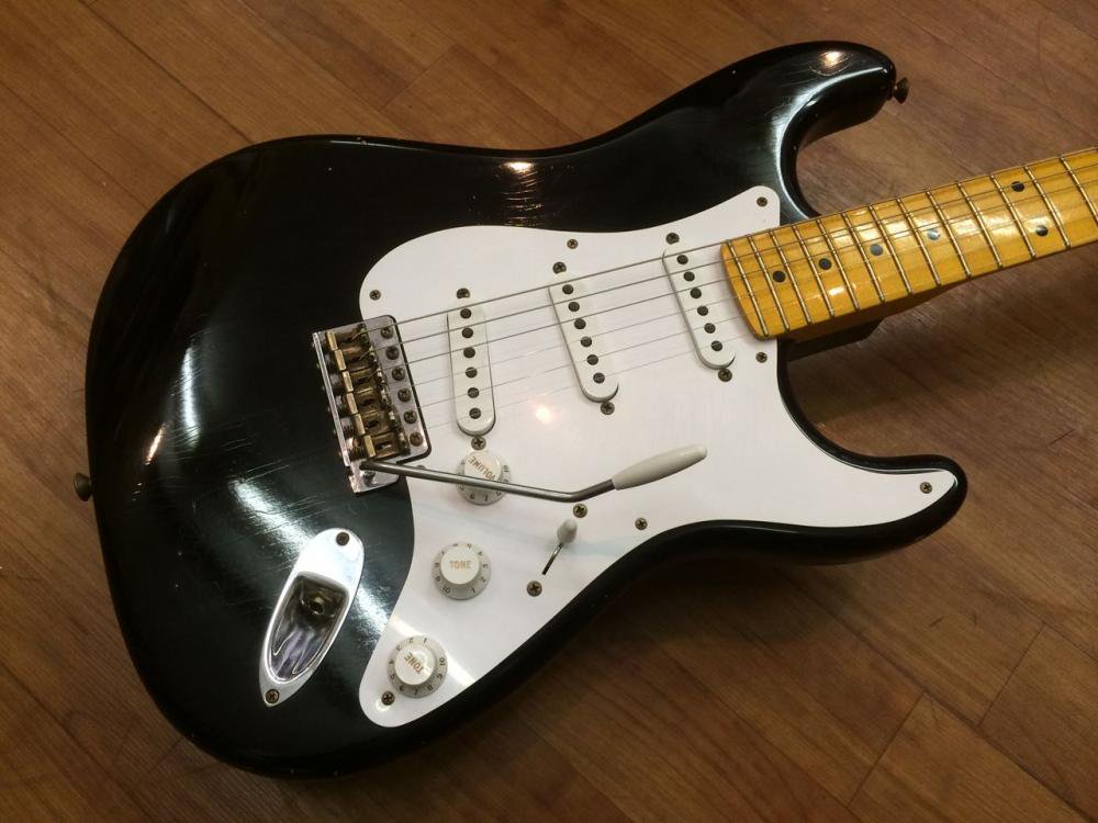 中古品 Fender Custom Shop TBC 57 Stratocaster Relic with EC Active Circuit  Black - 奈良市のギターショップ “Sunshine Guitar” -サンシャインギター 高価買取します！