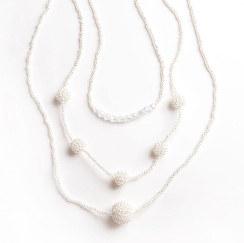 3 NECKLACE PEARL - designsix ONLINE SHOP