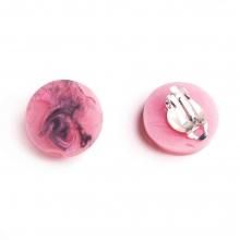MARK EARRING PINK GRAY