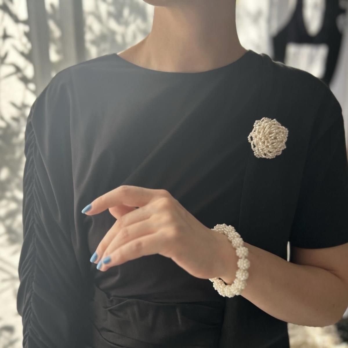 ROSE BROOCH PEARL - designsix ONLINE SHOP ROSE BROOCH PEARL - designsix ONLINE SHOP