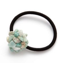 STONE HAIR RUBBER TURQUOISE