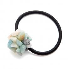 STONE HAIR RUBBER TURQUOISE