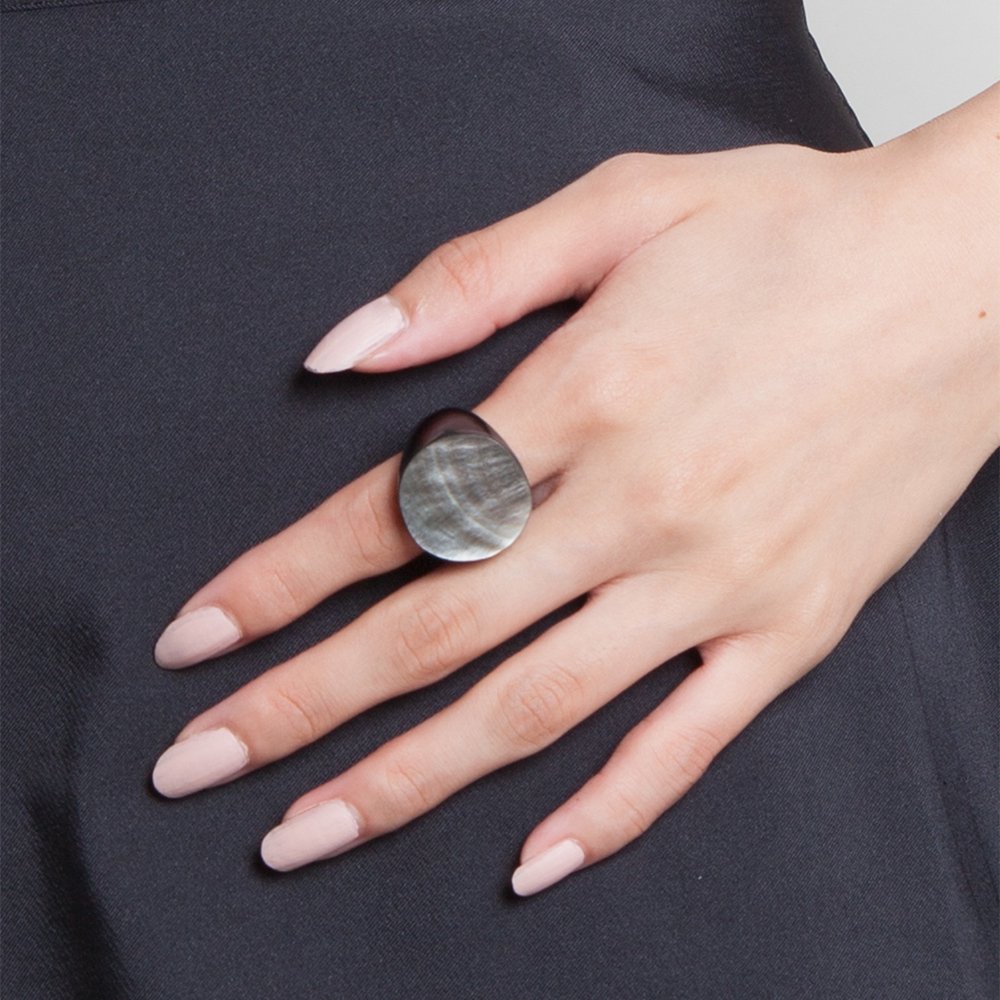 SOPHIE RING BLACK - designsix ONLINE SHOP