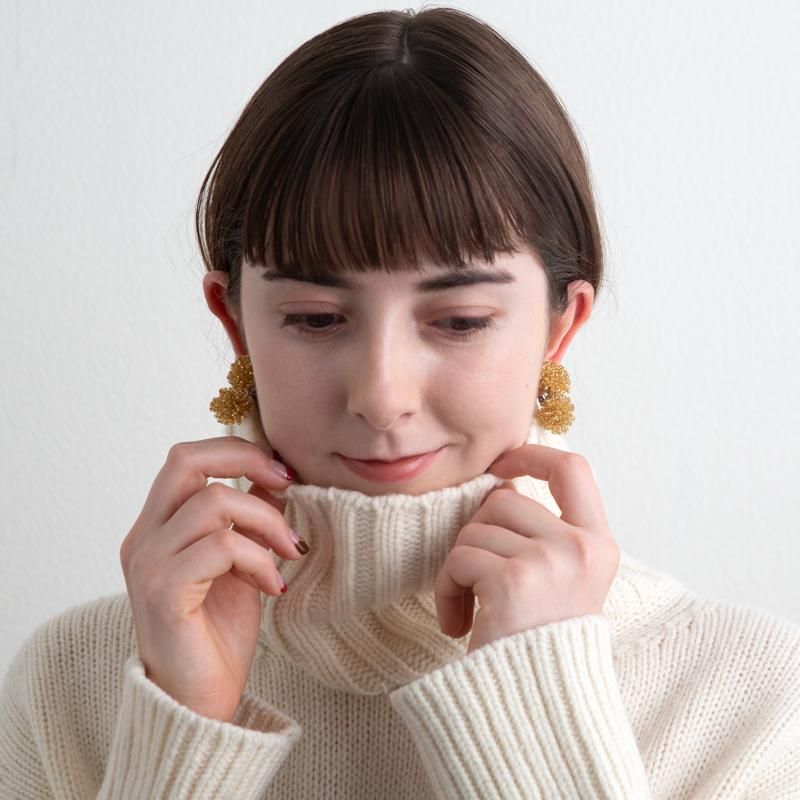 FLUFFY PIERCE GOLD - designsix ONLINE SHOP