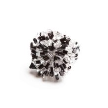 BELLY RING MIX BLACK SILVER