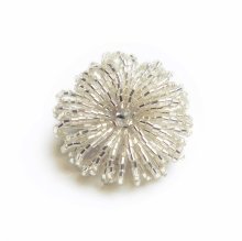 LARGE BELLY BROOCH SILVER