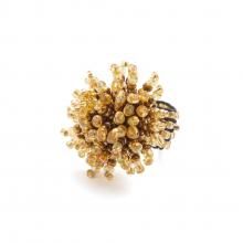 TINY JELLY RING BRONZE GOLD