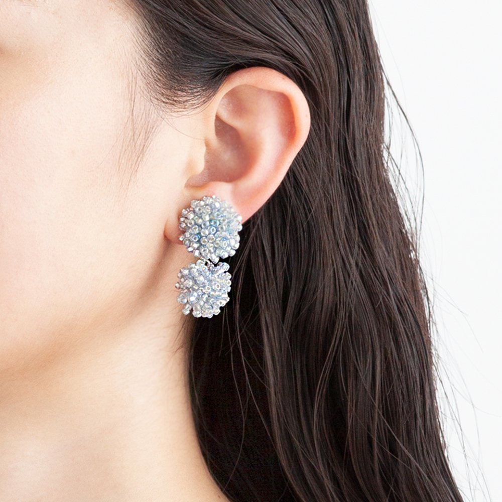 FLUFFY PIERCE ICE BLUE - designsix ONLINE SHOP