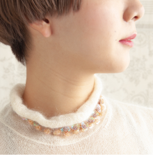 FIFI NECKLACE CHAMPAGNE PINK