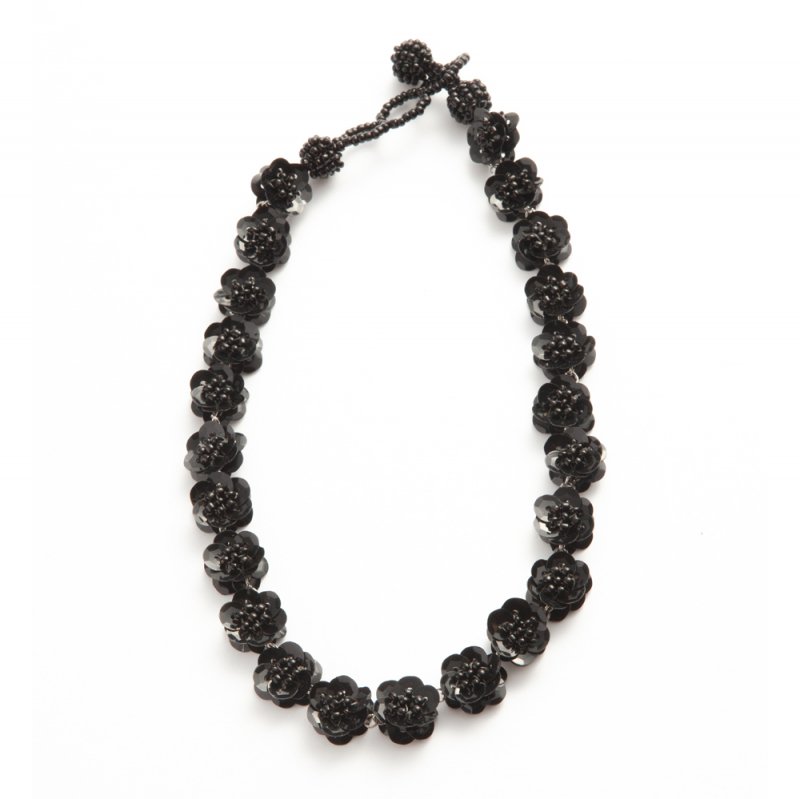 FIFI NECKLACE BLACK - designsix ONLINE SHOP