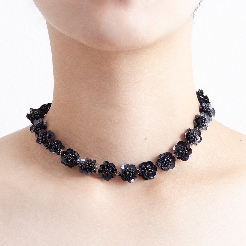 FIFI NECKLACE BLACK - designsix ONLINE SHOP