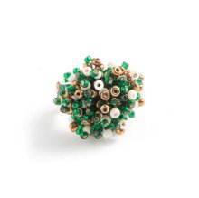 TINY FUNKY RING GREEN VINTAGE