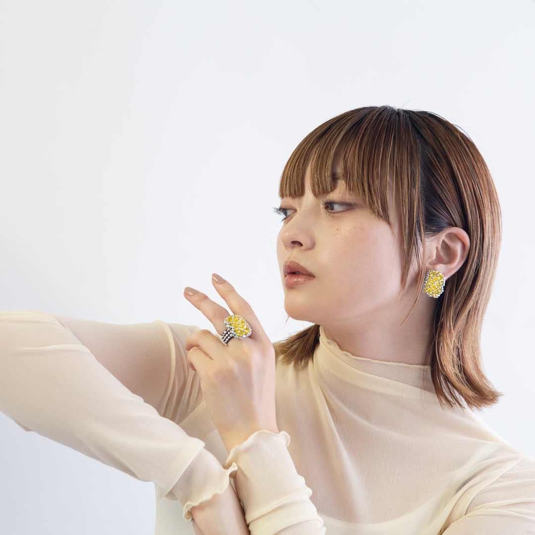 VERITE - ベリテ ロッククリスタルリング10KYG ほぼ新品 11号