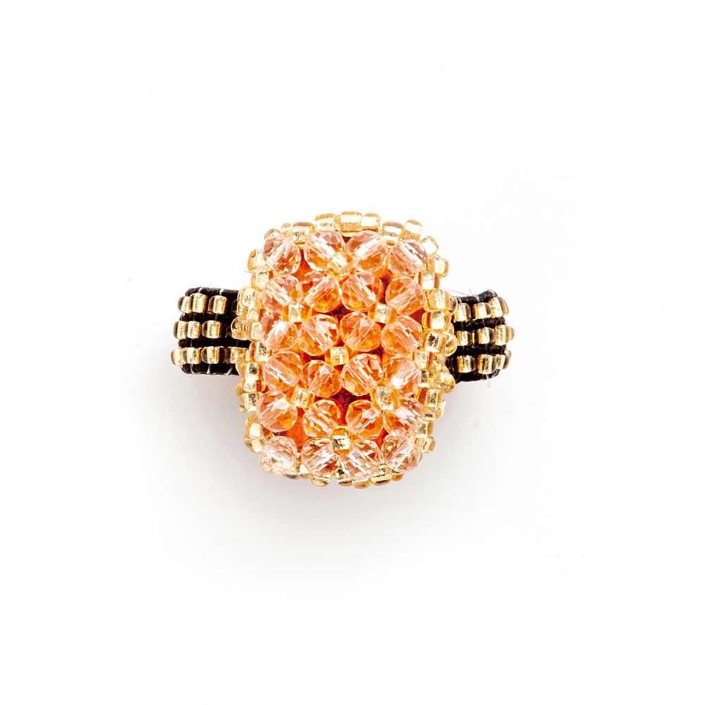 GEM RING GOLD PINK - designsix ONLINE SHOP