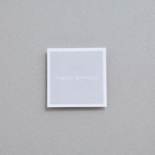[セルフラッピングキット]CARD “Happy Birthday” WHITE