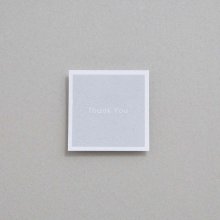 [セルフラッピングキット]CARD “Thank You” WHITE