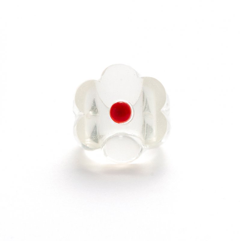 GERA RING CLEAR RED - designsix ONLINE SHOP